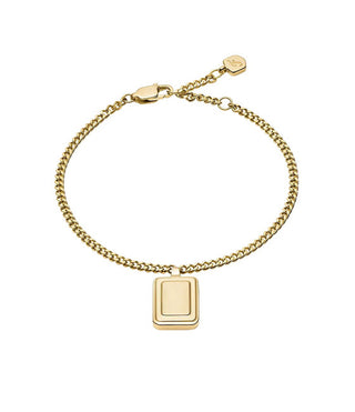 Fossil Gold-plated steel Bracciale Raquel JF04953710