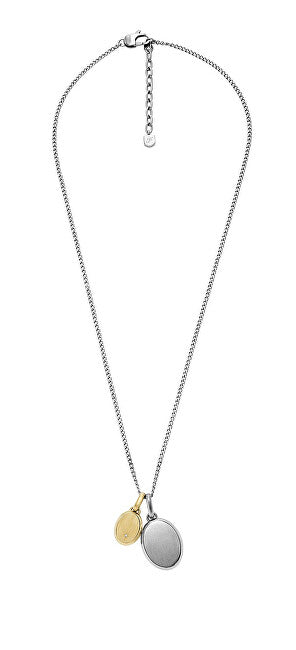 Fossil Zweifarbige Herren-Halskette mit Anhängern Jf04850998 