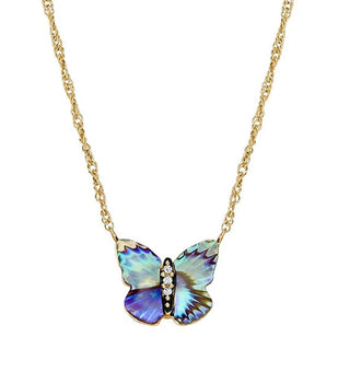 Fossil Lovely Gold Plated Butterfly Collana Sutton JF04812710