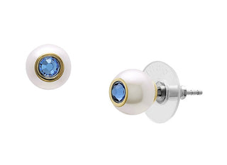 Fossil Orecchini Coordinati Con Cristalli Blu Bright Baubles Ja7253710