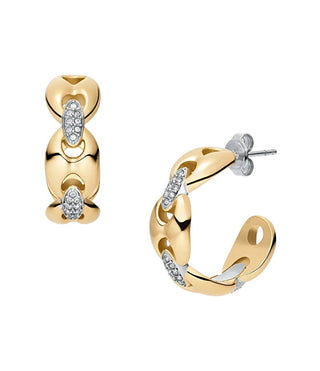 Fossil Matching gold-plated Orecchini Heritage JF04930998