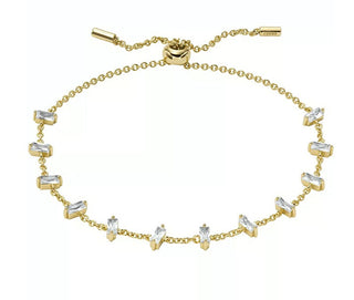 Fossil Elegante Bracciale In Ottone Placcato Oro Hazel Joa00719710