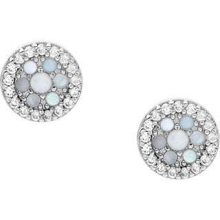 Fossil Orecchini A Bottone In Argento Elliot Jfs00518040