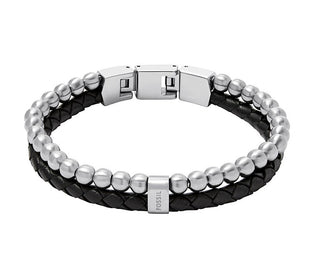 Fossil Elegante Bracciale Doppio Da Uomo Jf04855040