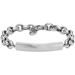 Fossil Elegante Bracciale Da Uomo In Acciaio Jf04569040