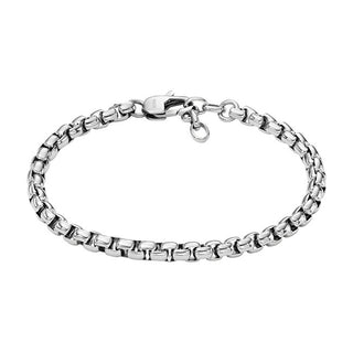 Fossil Elegante Bracciale Da Uomo In Acciaio Jf04562040