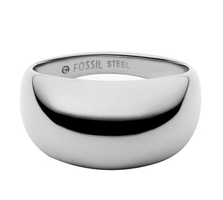 Fossil Un Anello In Acciaio Distintivo Per Donna Ellis Jf04747040 - Circuito: 57 Mm