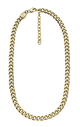 Fossil Collana Da Uomo Placcata Oro Con Ciondolo A Forma Di Stella Ellis Jf04612710