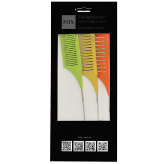 Fox Balayage Color Comb Set 3 delar