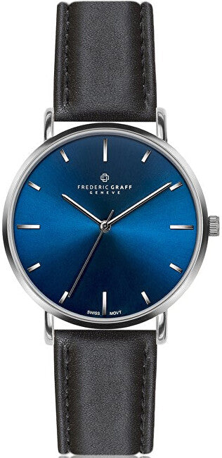 Frederic Graff Mont Fort In Pelle Nera Fbj-B007S
