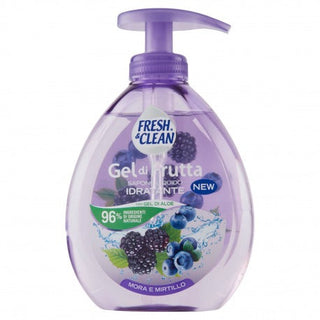 Fresh&Clean Fresh & Clean Gel Di Frutta Sapone Liquido Idratante Mora E Mirtillo 300 Ml