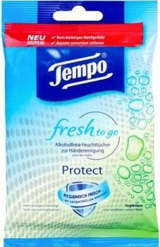 Tempo Fresh To Go Salviette Umidificate Igienizzanti 10 Pz