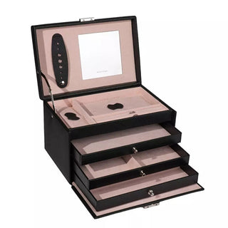 Friedrich lederwaren Luxury black jewelry box Classico Rosé 23238-20