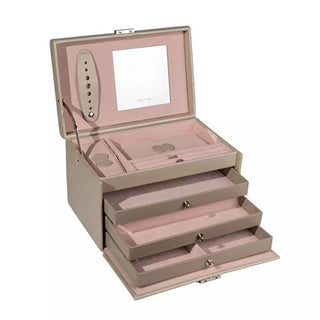 Friedrich lederwaren Luxurious, delicately golden jewelry box Classico Rosé 23238-93
