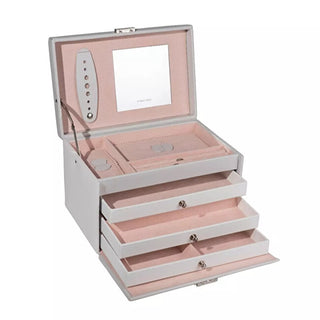 Friedrich lederwaren Luxury gray jewelry box Classico Rosé 23238-11