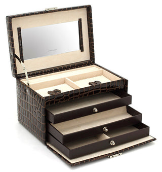 Friedrich lederwaren Jewel box brown / beige Jolie 23254-34
