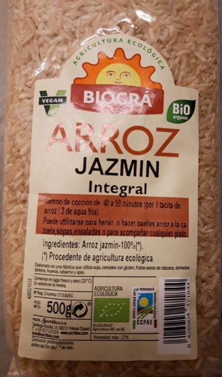 Biográ Riso integrale Jasmine 500g — Alimento biologico