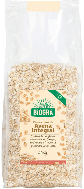 Biográ Fiocchi d'avena integrali fini 500g — Alimento biologico