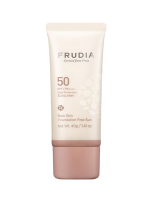 Frudia Pelle nuda, illuminante, fondotinta liquido, SPF 50+, 40 ml