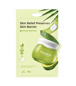 Frudia Consegnato da frutta, avocado, antistress, maschera in tessuto, per il viso, 20 ml