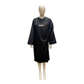 Fudge professional Mantella in tessuto per parrucchieri, nera