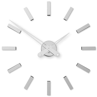 Future Time Orologio Adesivo Modulare Cromato Ft9600Si