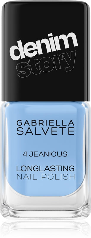 Gabriella salvete לק עמיד לאורך זמן Denim סיפור 11 מ"ל 04 ג'יניוס
