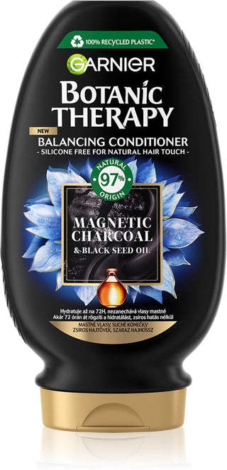 Garnier Увлажняющий кондиционер для жирных волос и сухих кончиков волос Botanical Therapy Magnetic Carbon (Балансирующий кондиционер) 200 мл