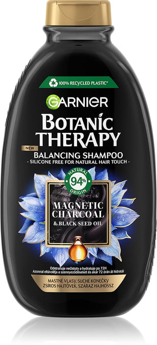 Garnier очищающий шампунь с магнитным углем ботаническая терапия - объем: 250 мл