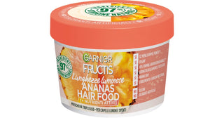 Garnier Fructis Ananas Hair Food maschera rivitalizzante per capelli lunghi 390 ml