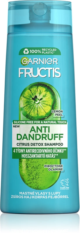 Шампунь для жирных волос с перхотью Fructis Antidandruff (Citrus Detox Shampoo) - Объем: 250 мл