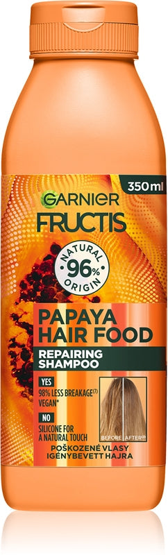 Восстанавливающий шампунь для поврежденных волос Fructis Hair Food (Repairing Papaya Shampoo) 350 мл