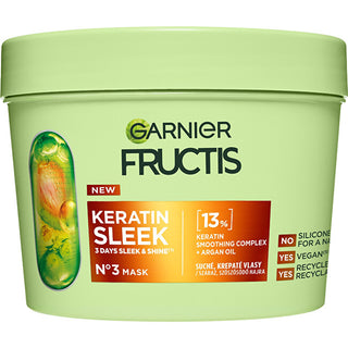 Garnier Maschera Fructis Keratin Sleek 370ml