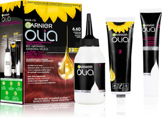 Garnier Garnier Olia - Стойкая краска для жирных волос без аммиака 6.60 интенсивный красный