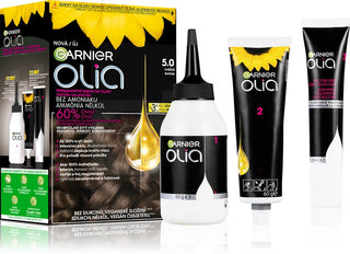 Garnier Garnier Olia - Стойкая краска для жирных волос без аммиака 5.0 коричневый
