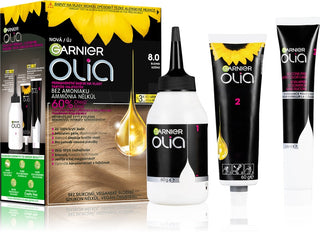 Garnier Garnier Olia - Стойкая краска для жирных волос без аммиака 8.0 блондин