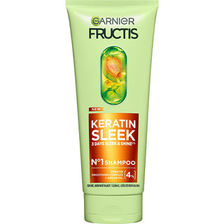 Garnier Shampoo per dry and frizzy hair Fructis Keratin Sleek (Shampoo) 200 ml