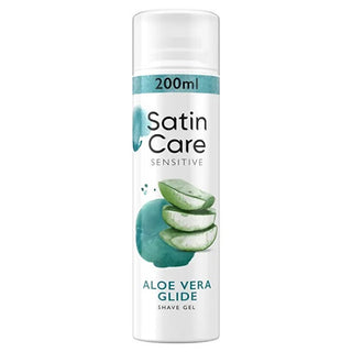 Gillette Shaving Gel per dry and sensitive skin Satin Care Aloe Vera (Shave Gel) - Volume: 75 ml