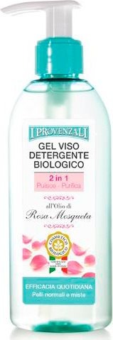 I Provenzali Gel Viso Detergente Biologico 2In1 Allolio Di Rosa Mosqueta 150 Ml