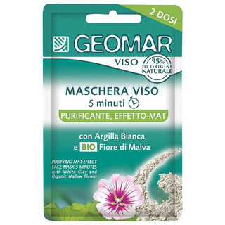 Geomar Maschera Viso Purificante Effetto Mat 15 ml — Maschera viso