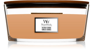 Woodwick Gilded Sands Loď (sabbie dorate) - Candela profumata - 453,6 g