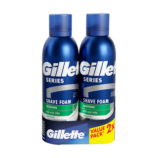 Gillette Set regalo of soothing shaving foams 2 x 200 ml