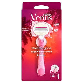 Gillette Venus Comfortglide Miami razor + 1 head