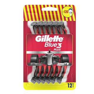 Gillette Disposable razors da uomo Blue3 Red 12 pcs