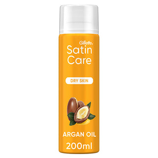 Gillette Satin Care Argan Oil shaving gel 200 ml