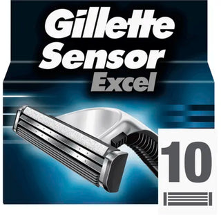 Gillette Sensor Excel 10 pezzi — Testine di ricambio rasoio