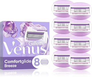Gillette Venus Comfortglide Breeze Replacement Blades 8 Pieces