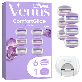 Gillette Venus ComfortGlide Breeze NH 6 pcs + Cover