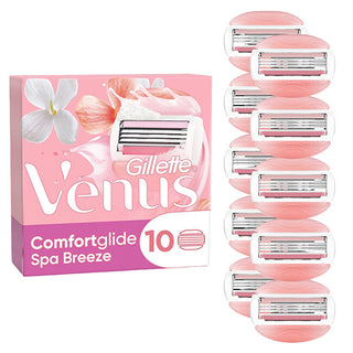 Gillette ComfortGlide Spa Breeze Replacement Heads 10 pcs