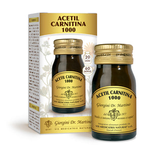Dr Giorgini Acetil Carnitina 1000 30 G - Pastiglie Da 500 Mg